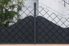 Portail barreaudage diagonal - île de la Réunion - 974